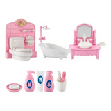 Baño 2 Casa De Muñecas Para Ternurines, Sylvanian, Calico