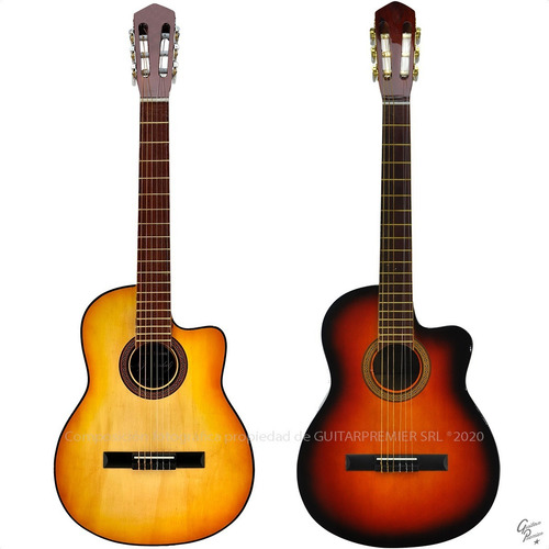 Guitarra Electroacustica C/ Corte Nylon Eq 4b Funda Pua Gtia