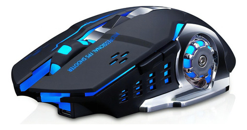 Mouse Inalámbrico Twolf Q14 Color Negro