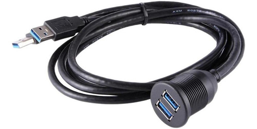 Cable De Extensión A Tablero Del Coche Doble Usb 3.0, 1