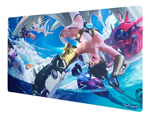 Techcare Overwatch Anime Mouse Pad Xxl Alfombrilla De Juego 