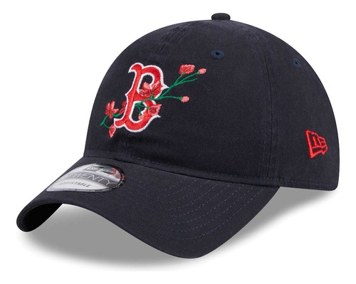 Gorra New Era Red Sox Boston Medias Rojas Flores Para Mujer