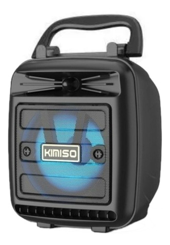 Bocina Kimiso Kms-1181 Portátil Con Bluetooth Negra 