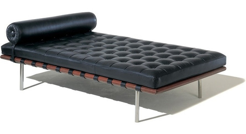 Camastro Barcelona Couch Eco Cuero Diseño Minimalista
