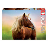 Puzzle Rompecabezas 500 Piezas Caballo Al Amanecer Educa