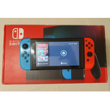 Nintendo Switch Rojo Neón/azul Neón/negro + Sd 128 Gb