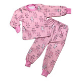 Pijama Afranelado Niña-niño (pack 3 Unidades)