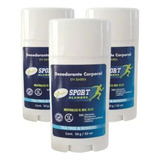 Desodorante Sport Alumbre Romero Naturaldry 3 Barras De 50g