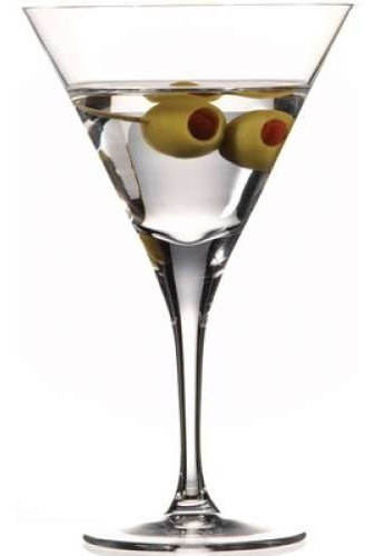  6 Copas De Cristal Martini 8.2 Onz. Primeur Pasabahce