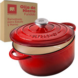 Olla Hierro Fundido Esmaltada Ultrachef 28cm 6 Litros