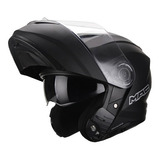 Casco Moto Rebatible Mac Rock Solid Negro Mate Devotobikes