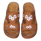 Sapatos De Flor Ortopédicos Femininos Sandálias De Dedo Aber