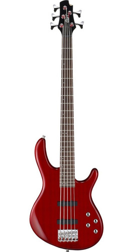 Bajo Electrico 5 Cuerdas Cort Action Bass V-plus - Rojo 