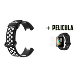 Pulseira Esportiva Para Mi Watch Lite De Silicone + Pelicula