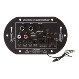 Placa Amplificadora De Subwoofer Estéreo Mono, Microfone Dup