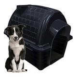 Casinha Para Cachorro Preto N6 Cães Gatos Grande Cama Pet