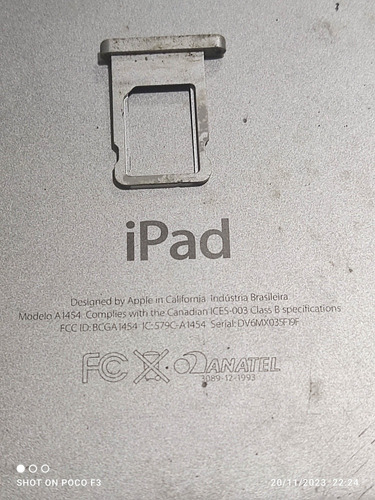 Sucata Apple iPad Mini 1st 2012 A1454 