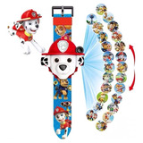 Reloj Infantil Paw Patrol Digital Y Poyector Imágenes