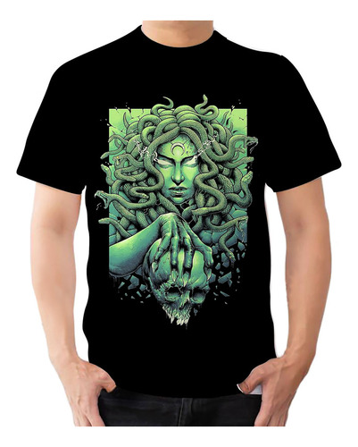 Camisa Camiseta Medusa Mitologia Grega Cobra 3