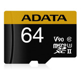 Memoria Micro Sd Adata 64gb Sdxc Uhs-ii U3 Acción Extrema 