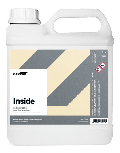 Carpro Inside Limpiador Dedicado Para Interiores Y Piel 4 L