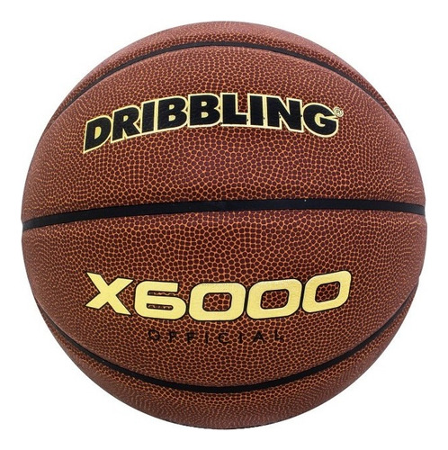 Pelota De Básquet X6000 Dribbling® N° 7 Color Marrón