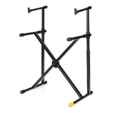 Soporte Doble Hercules Ks210b Para 2 Teclados Tijera