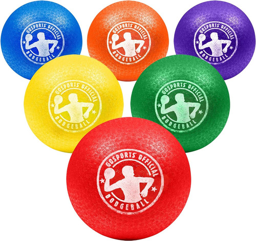 Pelotas Gosports Para Dodgeball Con Bomba De Aire Y Bolsa