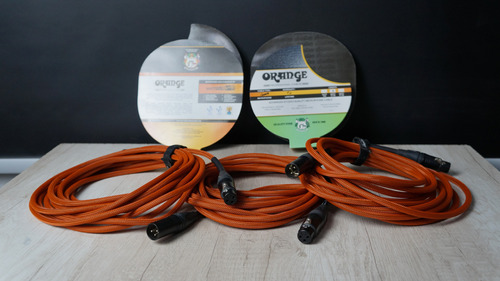 Cables Profesionales De Micrófono Orange 6 Metros