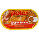 Mw Polar Herring, Kipper Snacks, 3.53 Onzas (pack De 18).