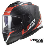 Casco Ls2 Moto 800 Storm Nerve Integral Doble Visor Pinlock