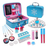 Kit De Juguetes De Maquillaje Para Niñas, Set De Lavable [u]