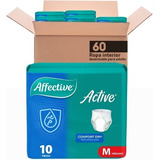 Pack X6 Paquetes De Pañales Affective Active Adultos Talla M