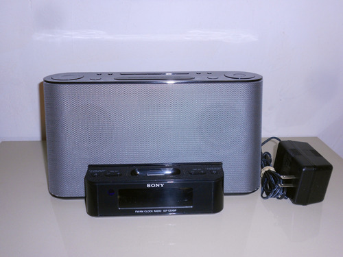 Radio Despertador Sony Icf-cs10ip (01) *detalle