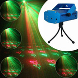 Mini Laser Led Projetor Raio Holográfico Luzes Natal Papai N
