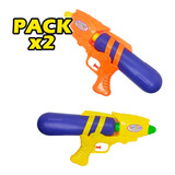 Pack X2 Pistola Lanza Agua Juguete Lanzador De Agua Piscina