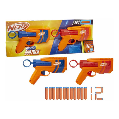 Pack X2 Nerf N Series Lanzadores Ward +8 Años Color Naranja Claro | MercadoLibre