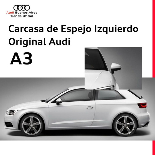 Cacha Carcasa De Espejo Izquierdo Audi 8t0-857-527-d-gru Foto 4