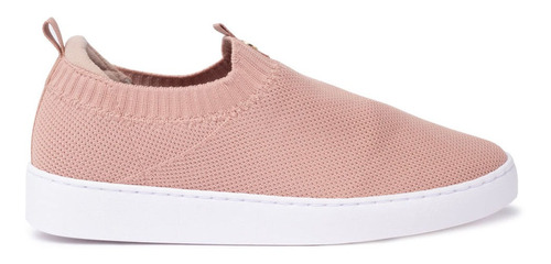 Tênis Feminino Vizzano Slip On Em Knit Nude