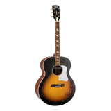 Guitarra Electroacústica Cort Cj Retro Para Diestros Vintage Sunburst Matte Merbau Mate