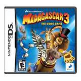 Jogo Madagascar 3 The Video Game Nintendo Ds Midia Fisica