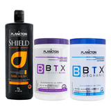 Progressiva Shield + 2 Btx Plancton Orgânico Matizador 1kg