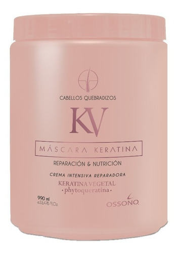 Máscara De Keratina De Ossono X 990 Ml