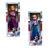 Muñeca Frozen Ana Y Elsa Cantan Libre Soy Precio X1