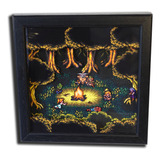 Cuadro 3d Chrono Trigger Campamento -box