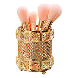 Soporte De Pincel De Maquillaje Cy Craft Gold, Organizador D