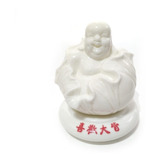 Buda Maitreya (mi Le) De Porcelana Para Decoração - 11,50 Cm