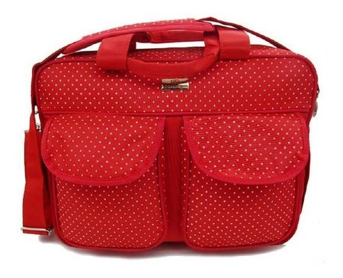 Bolso Maternal Futura Mama Con Cambiador Lunares