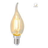 Bombilla Led E14 Flama 4.5w 2700k Transparente Tecnolite