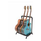 Atril Soporte Triple Para Guitarra Y Bajo